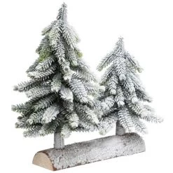 Northlight Frosted Pine Tree Duo Christmas Decoration - 12" - Unlit -Christmas Decorations Store GUEST fdd450fc b2b7 44ff a91f 0adf84fe1317