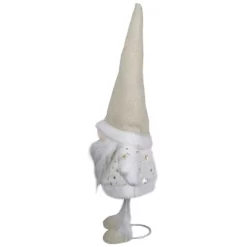 Northlight Gnome With Stars And Faux Fur Sweater Christmas Decoration - 17" - White And Cream -Christmas Decorations Store GUEST ff05d653 e2a2 4e9e 99da 4dccebe79ff5