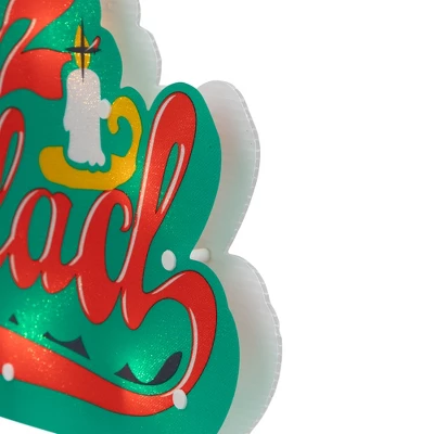 Northlight 18" Lighted 'Feliz Navidad' Christmas Window Silhouette 8 Northlight 18" Lighted 'Feliz Navidad' Christmas Window Silhouette - Image 6